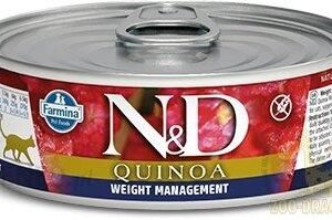N&D Cat Quinoa Weight Management Jagnięcina Brokuły i Szparagi 80g