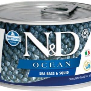 N&D Ocean Sea Bass & Squid Adult 285G