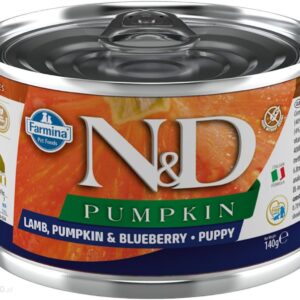 N&D Pumpkin Lamb & Blueberry Puppy 140G