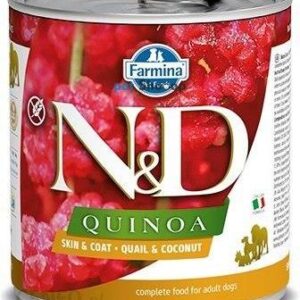 N&D Quinoa Skin&Coat Quail 285G
