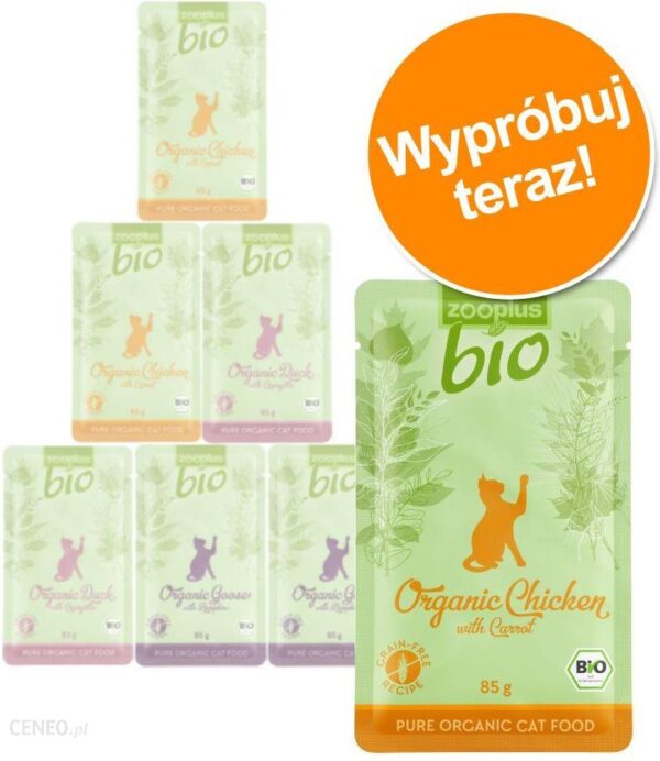 Pakiet Próbny Zooplus Bio 6x85g Biokaczka Z Cukinią
