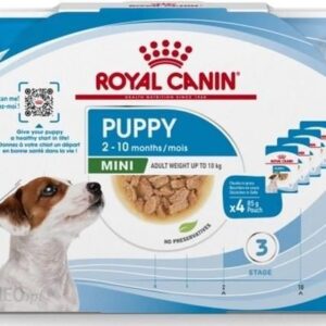 Royal Canin Multipack Mini Puppy Karma Mokra Dla Szczeniąt Sos 4X85G