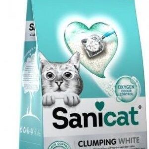 SaniCat Clumping White żwirek dla kota bezzapachowy