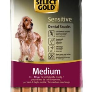 Select Gold Sensitive Dental Snacks Dla Psów Średniej Wielkości Opakowanie Ekonomiczne 504g