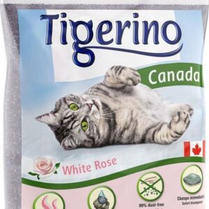 Tigerino Canada Żwirek Dla Kota Zapach Białej Róży 12Kg Ok 12L