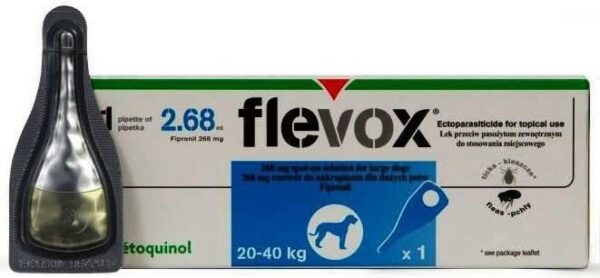 Vetoquinol Flevox Roztwór Na Pchły I Kleszcze Dla Psów Średnich Ras L 1X2