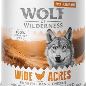 Wolf Of Wilderness Wolfofwilderness Mięso Ze Zrównoważonej Hodowli Karma Mokra 6X800G