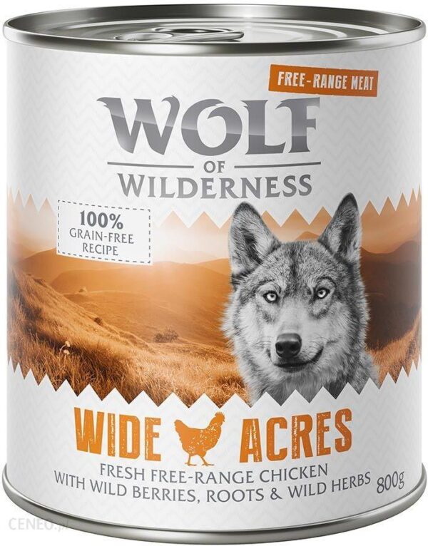 Wolf Of Wilderness Wolfofwilderness Mięso Ze Zrównoważonej Hodowli Karma Mokra 6X800G
