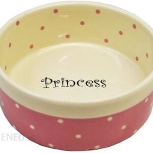 Yarro/Moderna Miska ceramiczna Princess różowa 13x5