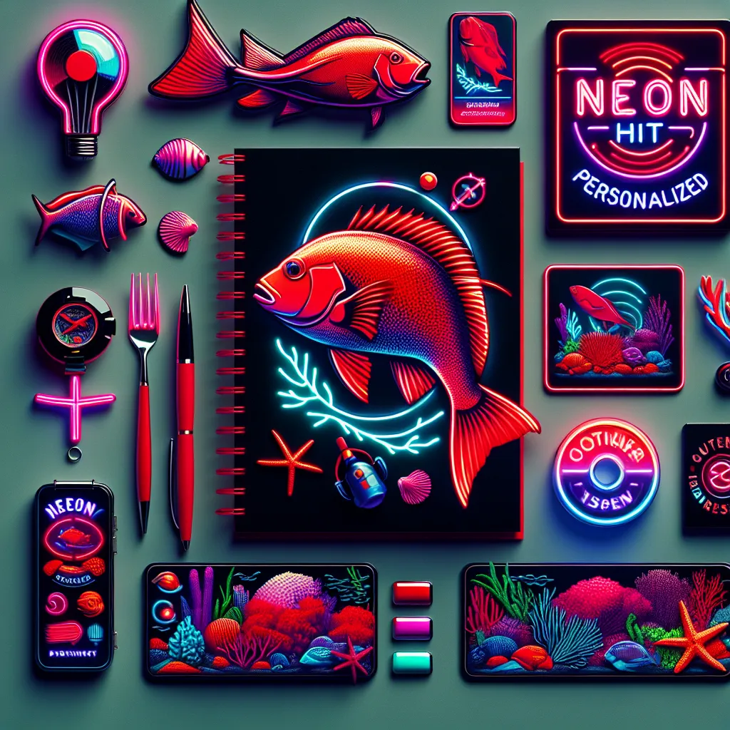 Neonowy hit Personalizowane projekty inspirowane Red Snapper